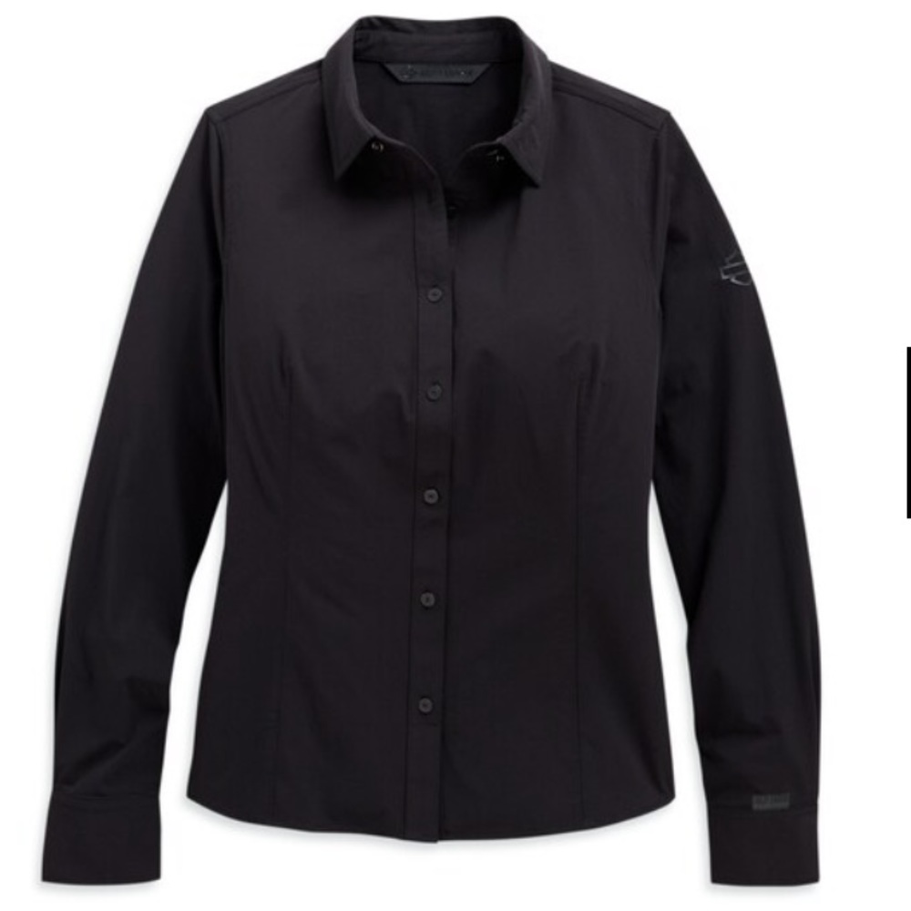Harley-Davidson Four-Way Stretch Poplin Shirt